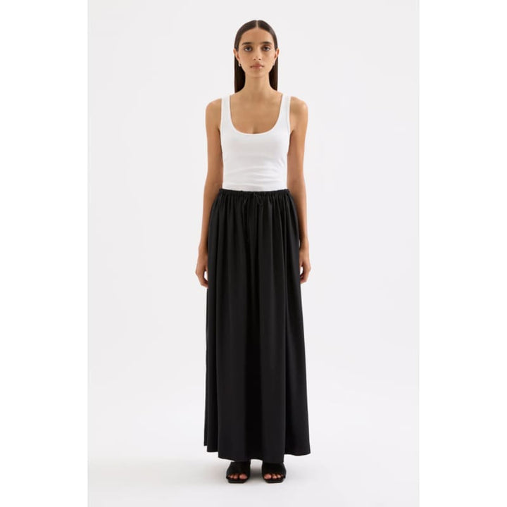 Leandra Maxi Skirt | Black - Bottoms