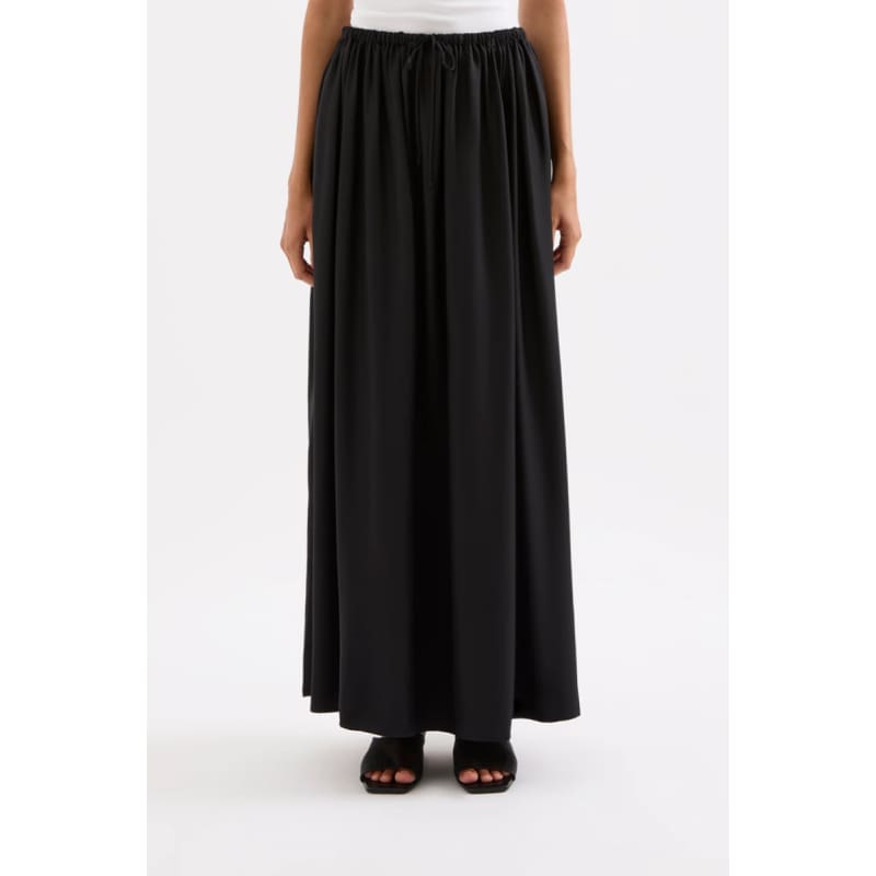 Leandra Maxi Skirt | Black - Bottoms