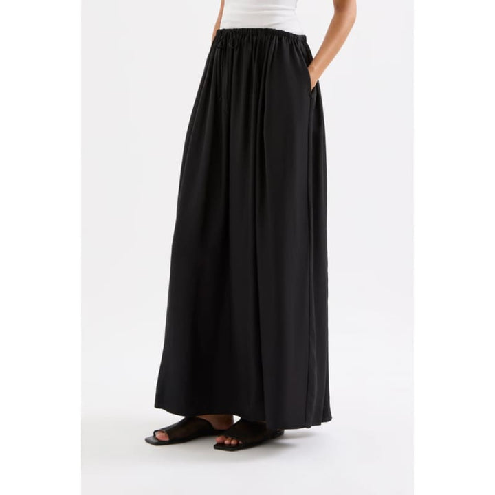 Leandra Maxi Skirt | Black - Bottoms