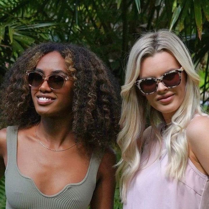 Lila Grace | Champagne Polarised Lens Walnut Arms - Accessories