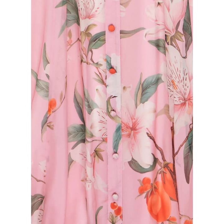 Lilith Tie Neck Maxi Dress | Lavish Print - Dress