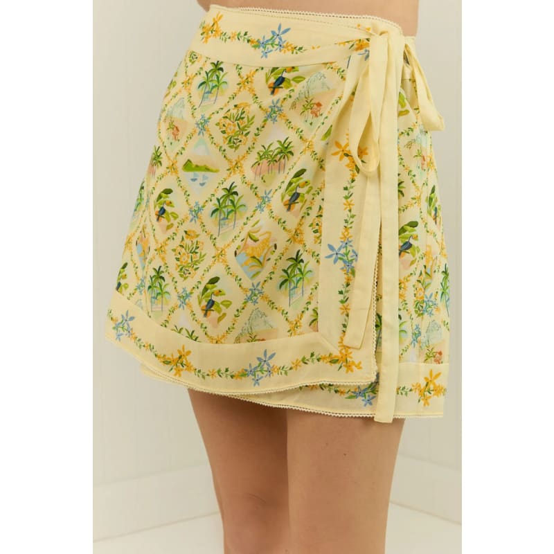 Lily Wrap Skirt | Honolulu - Bottoms