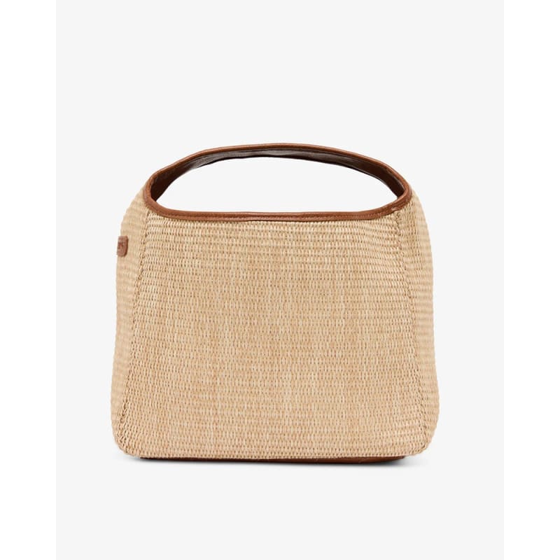 Linton Crossbody Large | Tan Pebble & Natural Weave - Accessories