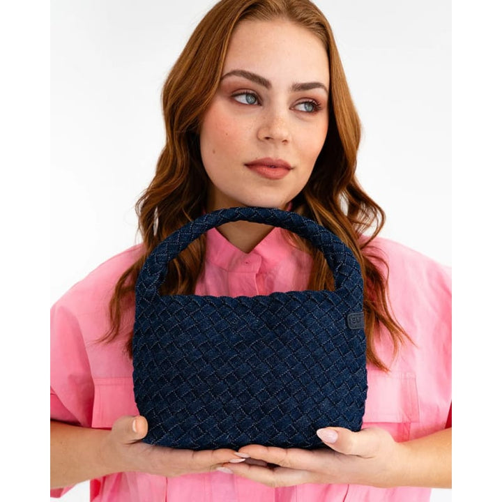 Linton Plait Crossbody | Dark Denim - Accessories