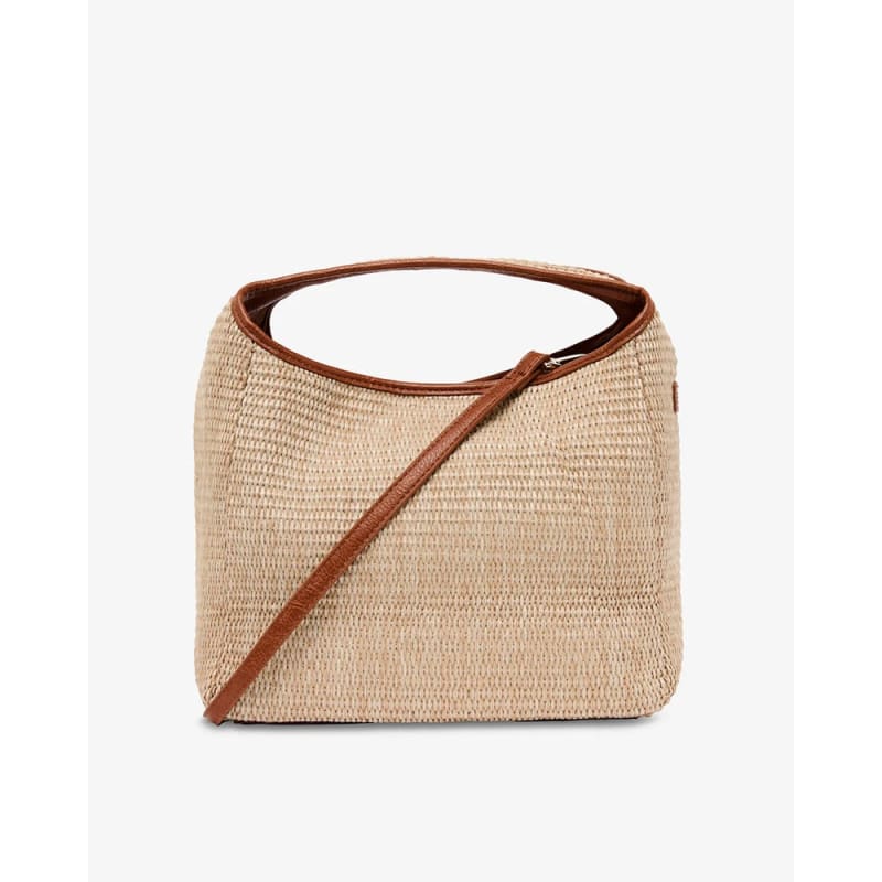 Linton Weave Crossbody | Tan Pebble & Natural - Accessories