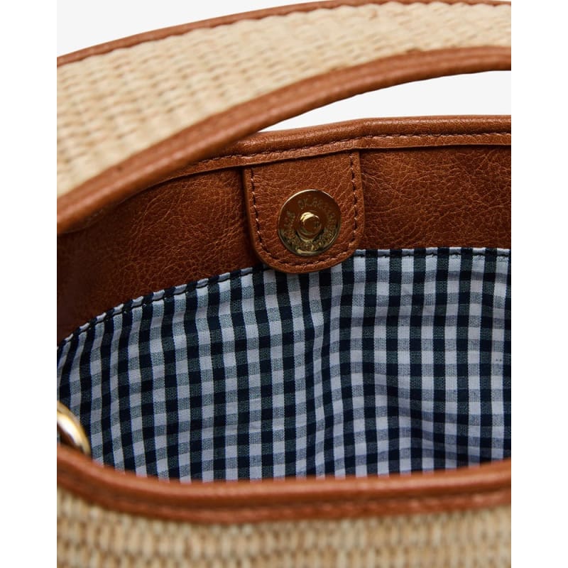 Linton Weave Crossbody | Tan Pebble & Natural - Accessories