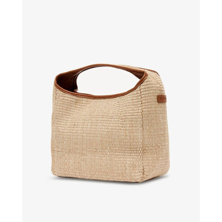 Linton Weave Crossbody | Tan Pebble & Natural - Accessories