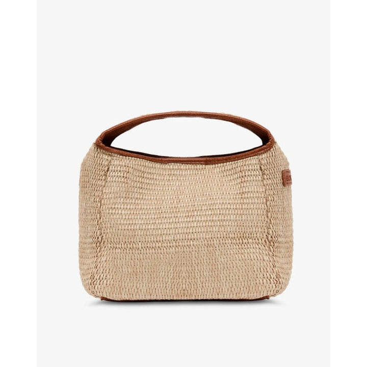 Linton Weave Crossbody | Tan Pebble & Natural - Accessories