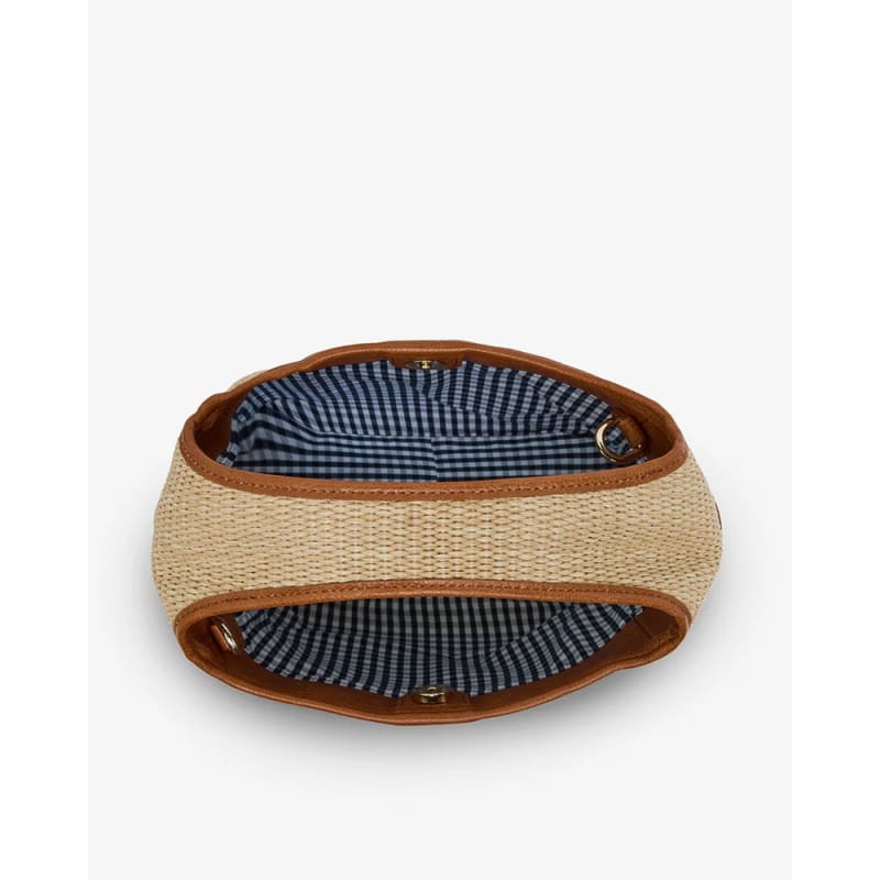 Linton Weave Crossbody | Tan Pebble & Natural - Accessories