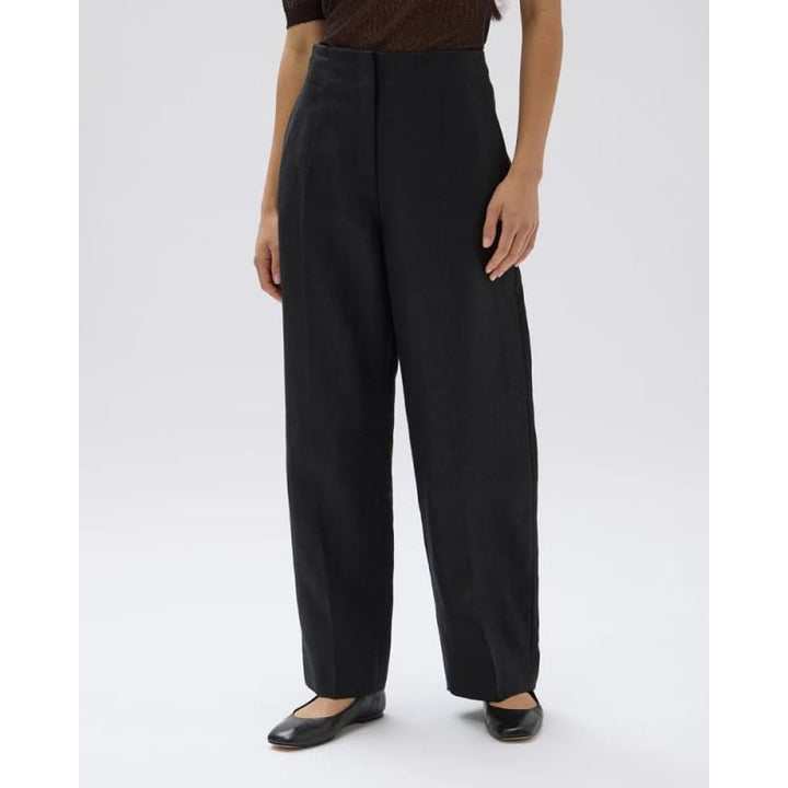 Liza Linen Pant | Black - Bottoms