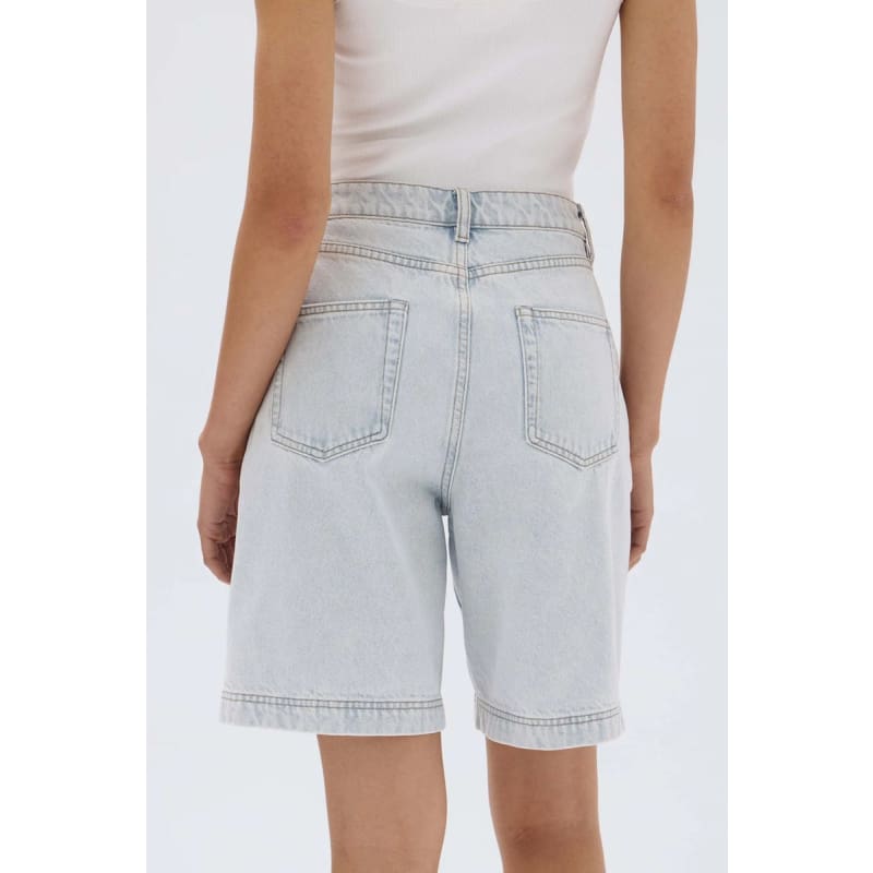 Longline Denim Short | Bleach - Bottoms