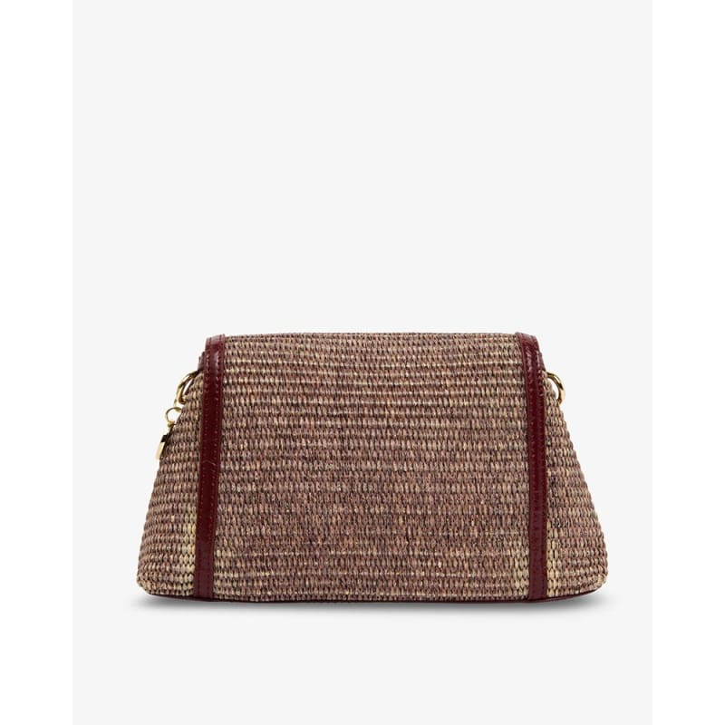 Lugano Crossbody | Burgundy Weave - Accessories