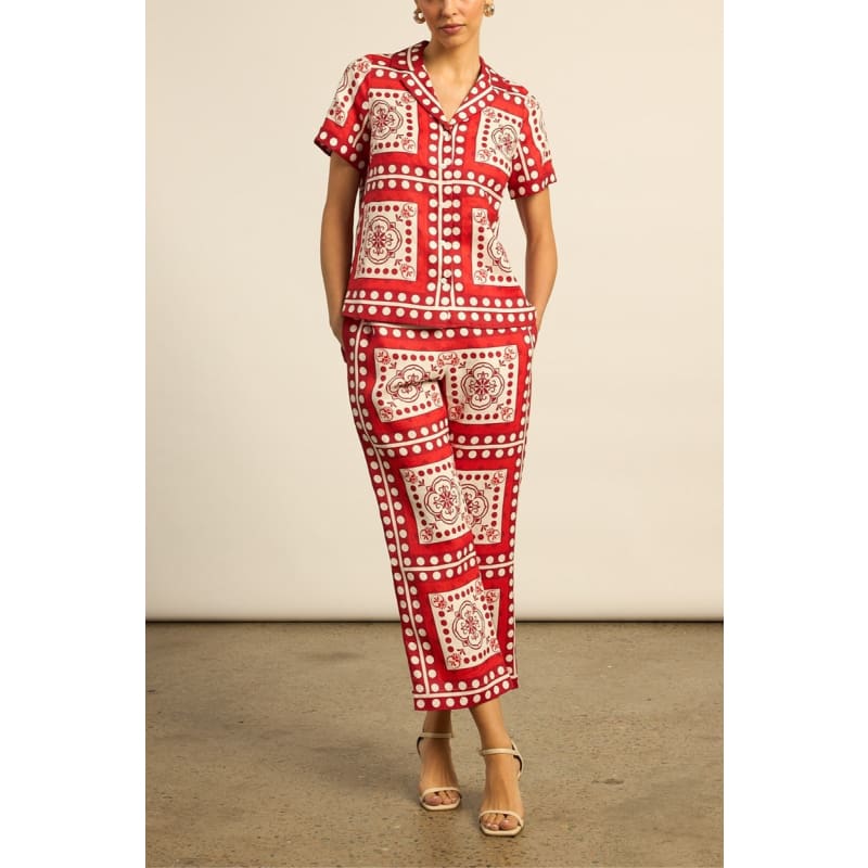 Lumen Top | Poppy Scarf - Tops