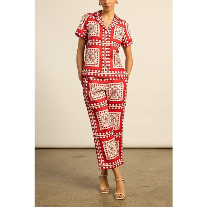 Lumen Top | Poppy Scarf - Tops