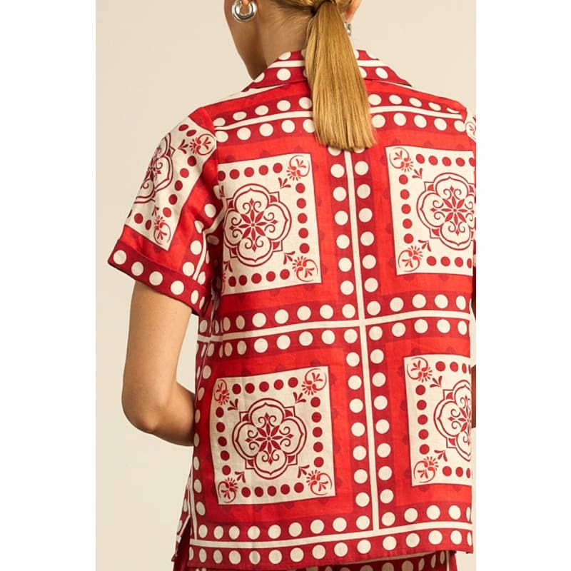 Lumen Top | Poppy Scarf - Tops