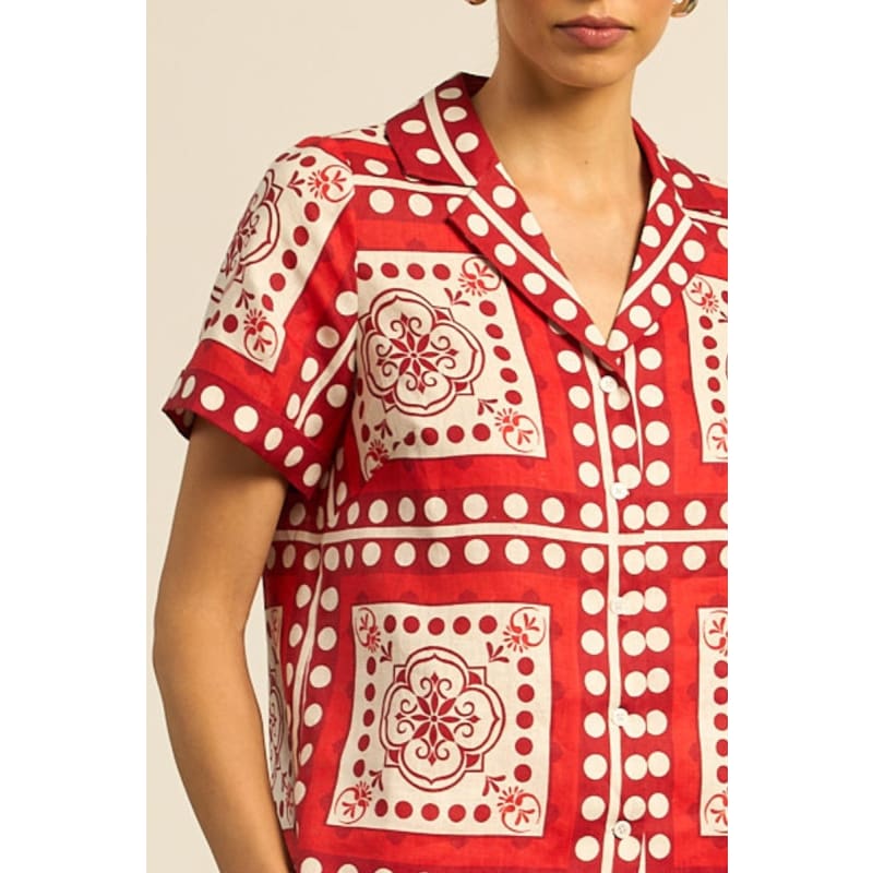 Lumen Top | Poppy Scarf - Tops