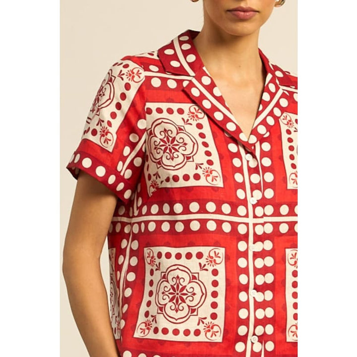 Lumen Top | Poppy Scarf - Tops