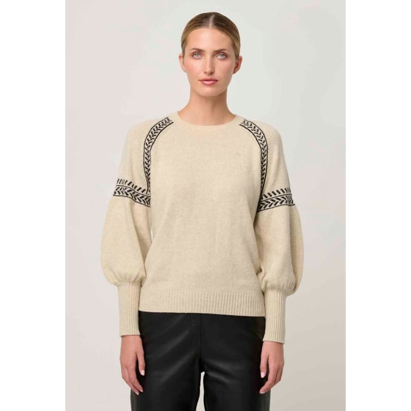 Luna Merino Wool Knit Top | Blanca - Knitwear