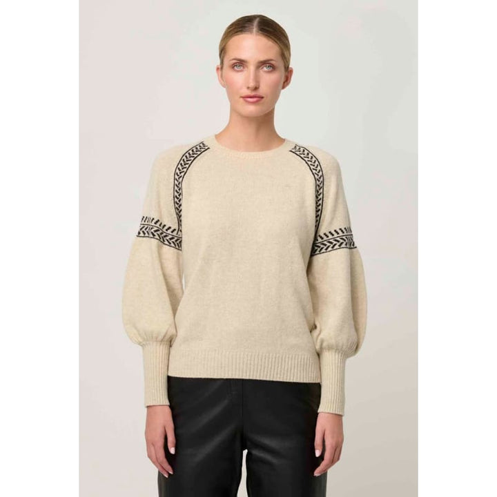 Luna Merino Wool Knit Top | Blanca - Knitwear