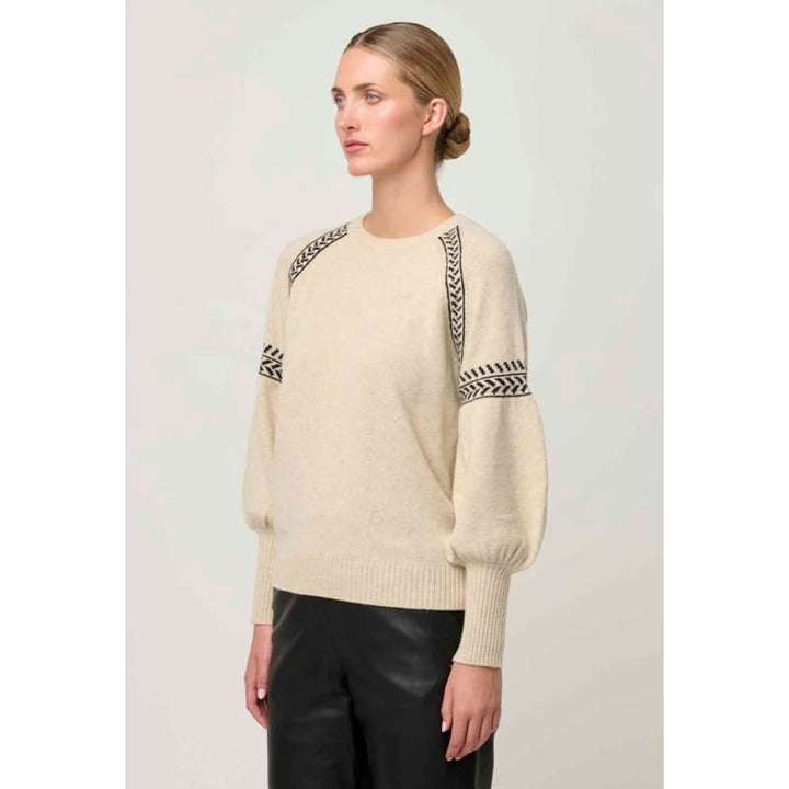 Luna Merino Wool Knit Top | Blanca - Knitwear