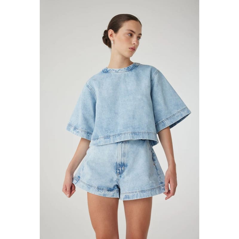 Luna Top | Cloud Wash - Tops