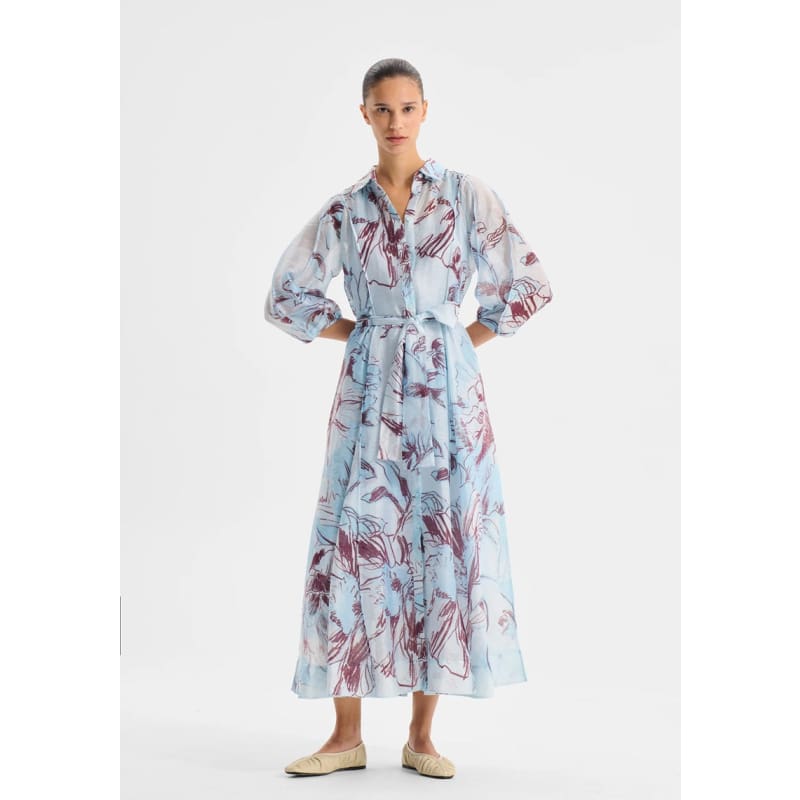 Mae Shirt Dress | Sky - Dress