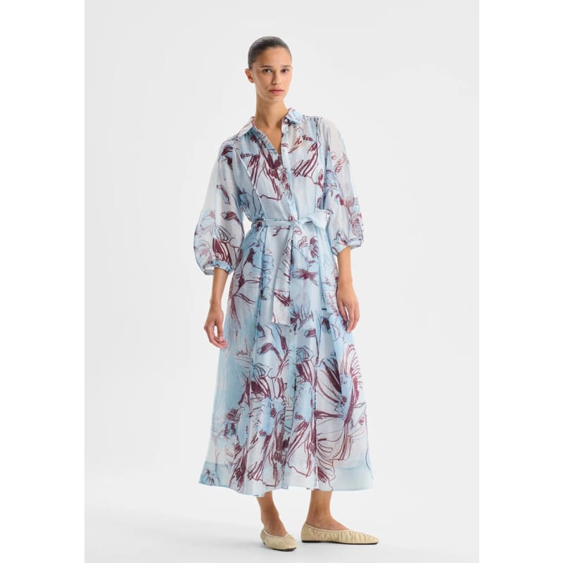 Mae Shirt Dress | Sky - Dress