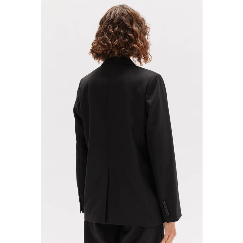 Maeve Double Breasted Blazer Black - Jackets