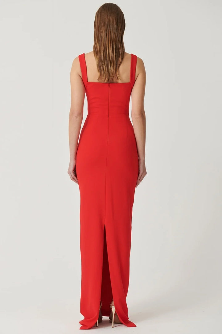 Marbella Gown |  Cherry Red