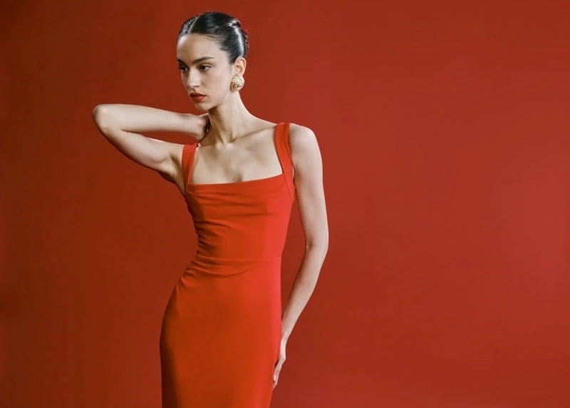 Marbella Gown |  Cherry Red