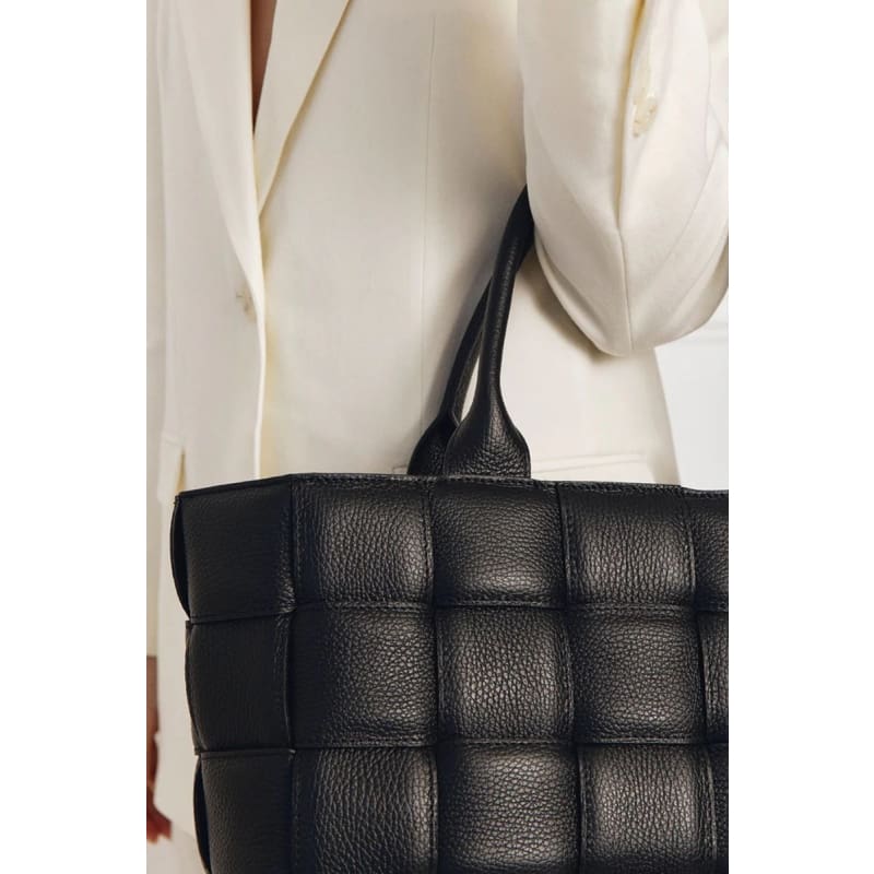 Margot XL Woven Tote | Black - Accessories