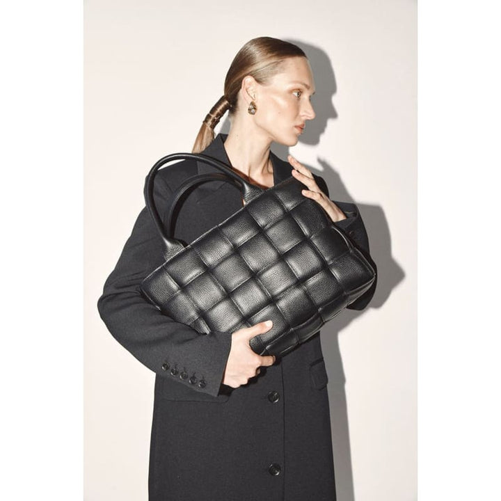 Margot XL Woven Tote | Black - Accessories