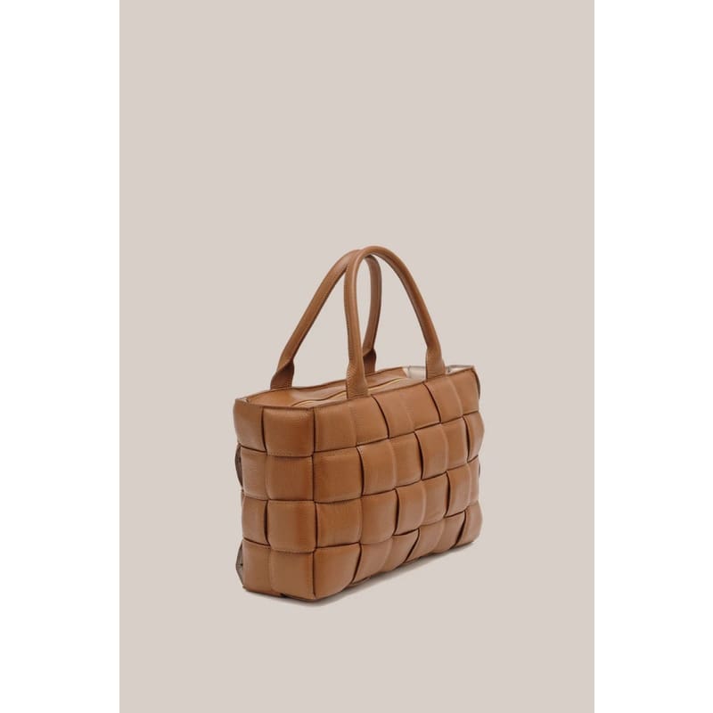 Margot XL Woven Tote | Tan - Accessories