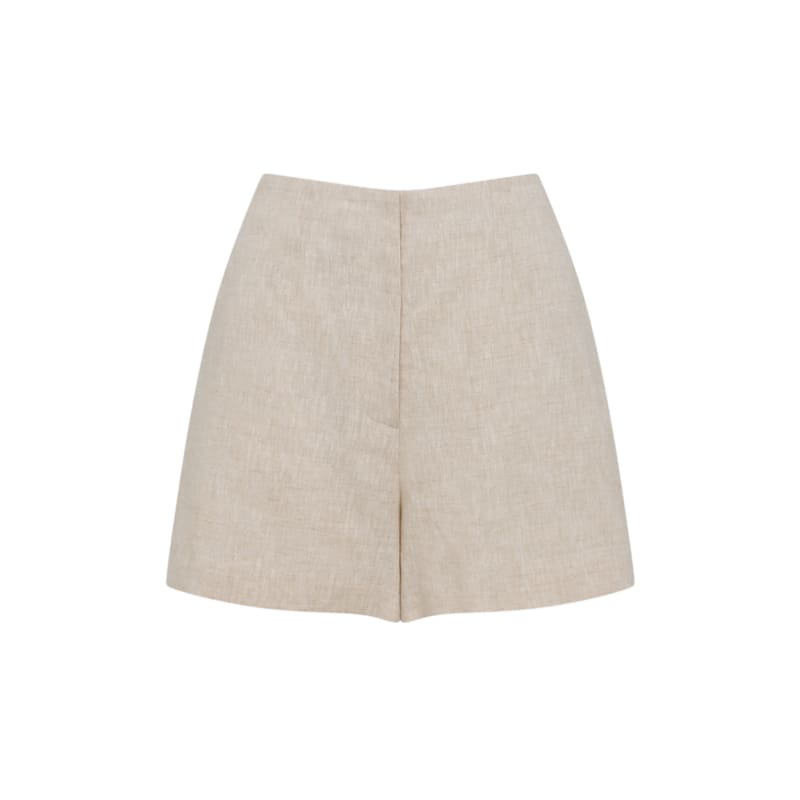 Marli Linen Short | Natural - Bottoms