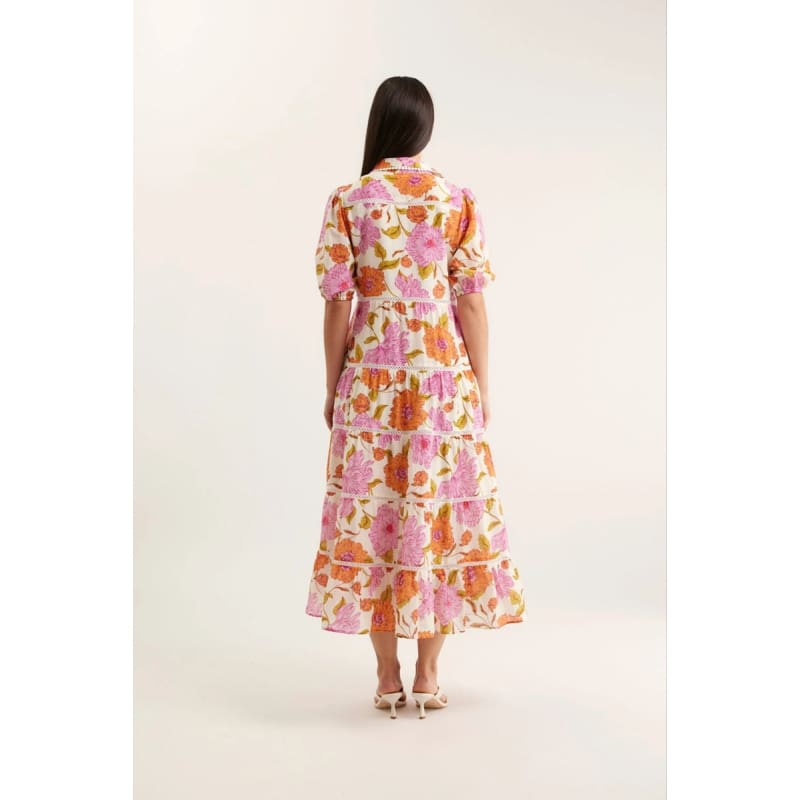 Marlow Dress | Calypso Print Pink - Dress