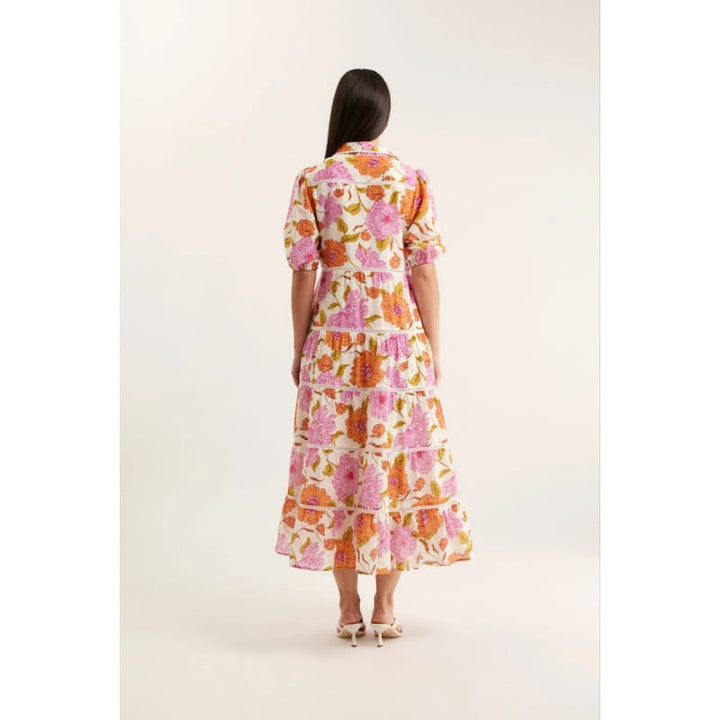 Marlow Dress | Calypso Print Pink - Dress