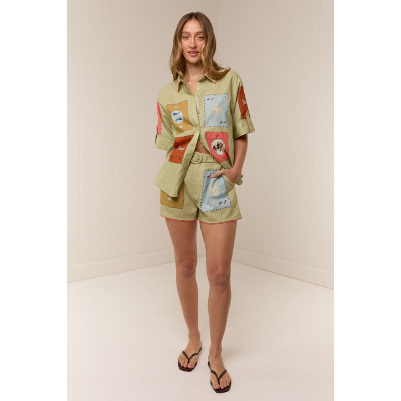 Maya Shorts | Maya Tile - Bottoms