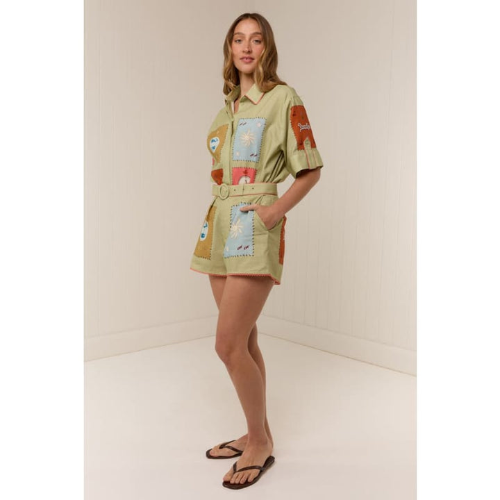 Maya Shorts | Maya Tile - Bottoms