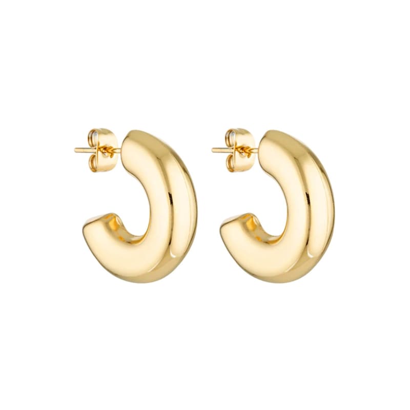 Medium Chubby Hoops - Accessories