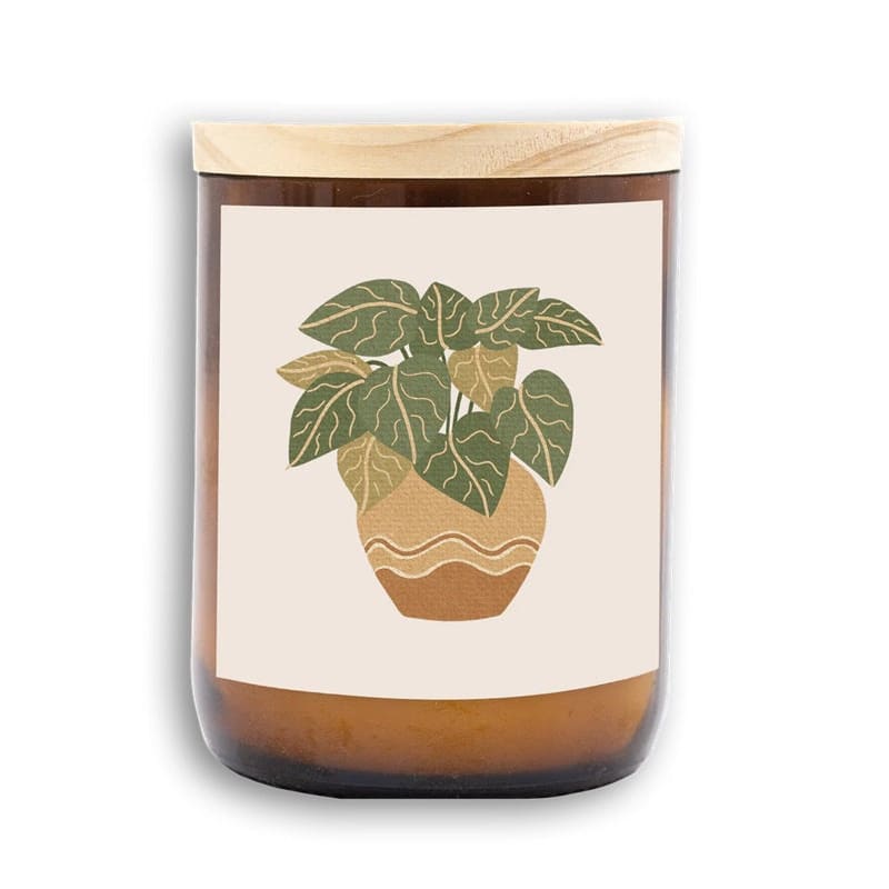 Midi House Plants | Wave Candle - Accessories