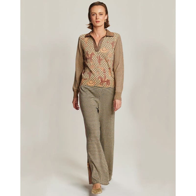 Millie Polo Knit | Rodeo - Knitwear