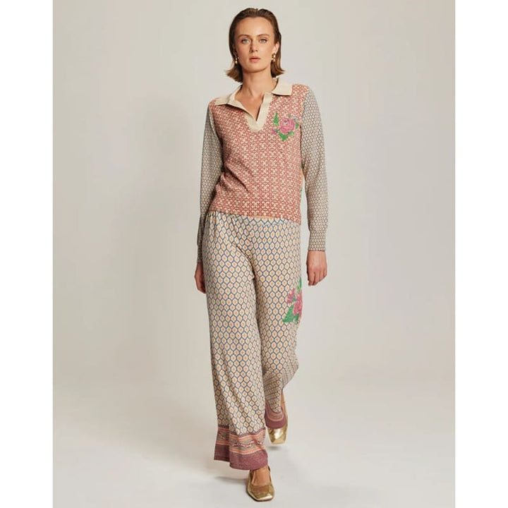 Millie Polo Knit | Shipibo - Knitwear