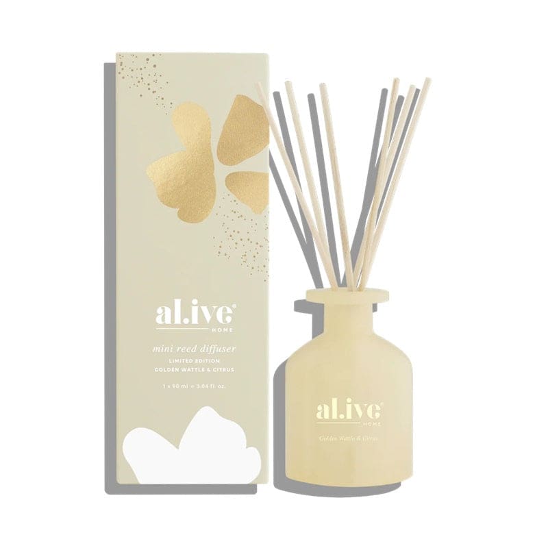 Mini Reed Diffuser | Golden Wattle & Citrus - Accessories