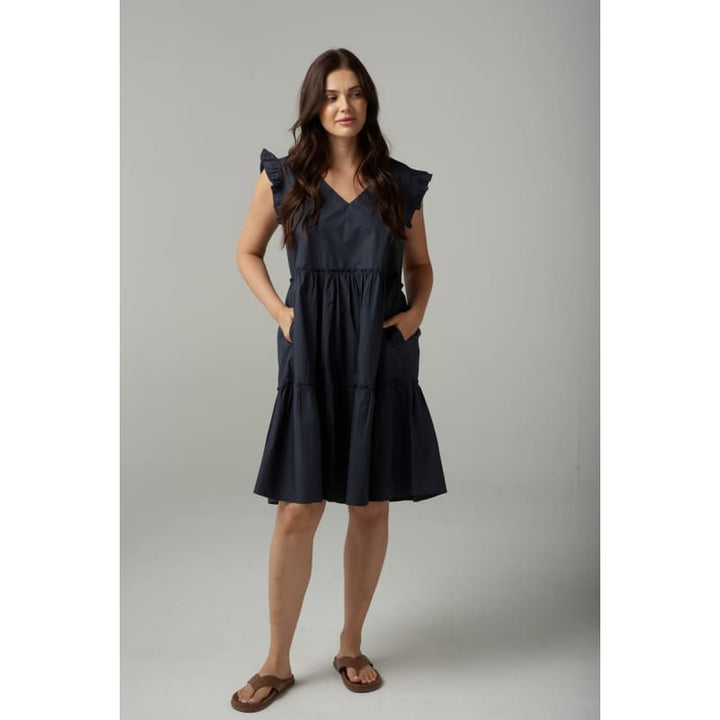 Mini Sundress | Parisian Navy C1636 - Dress