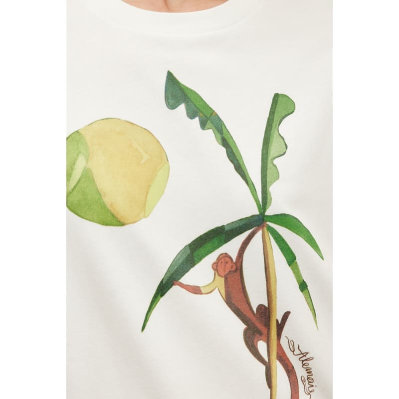 Mokshini Tee | Cream - Tops