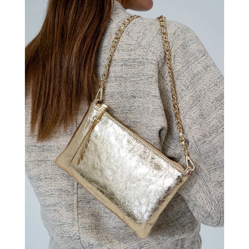 Molly Crossbody | Gold Crinkle - Accessories