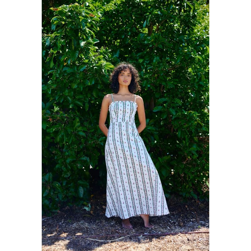 Molly Dress | Antique Rose Stripe - Dress