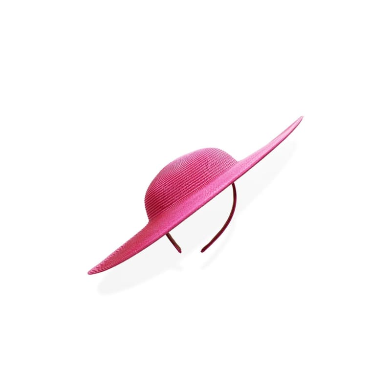 Mona Plate Hat | Hot Pink - Accessories