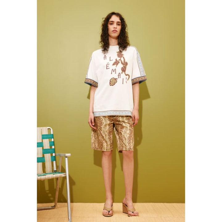 Monkey Dance Tee | Cream - Tops