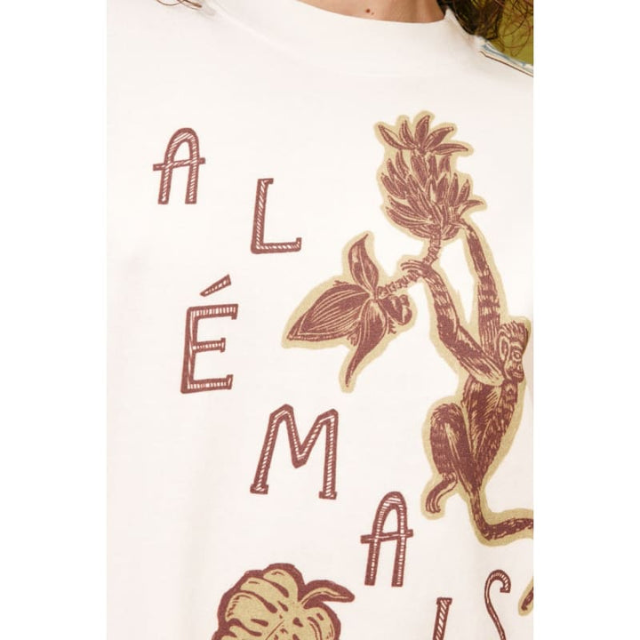 Monkey Dance Tee | Cream - Tops